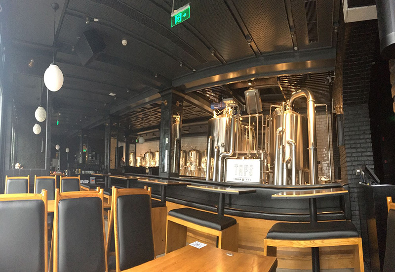 2016年8月 重庆TAPS 500L 精酿啤酒酒吧交钥匙工程完成安装 (15)